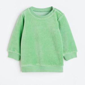 Matching velour top and joggers